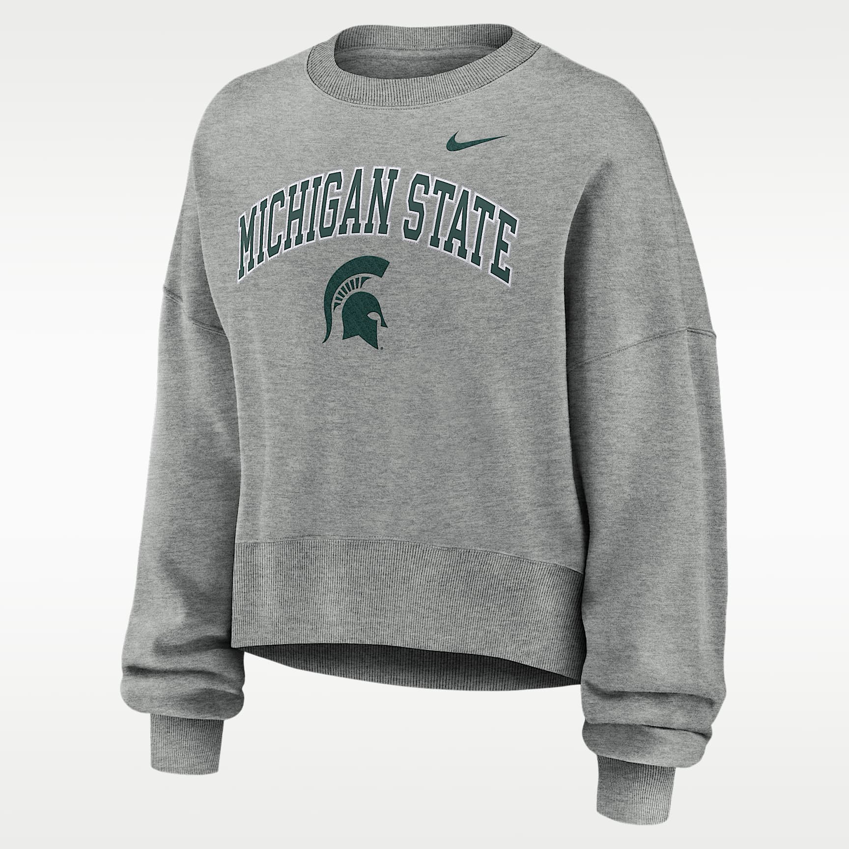 MICHIGAN STATE グレー トレーナー Michigan State Phoenix Arch Women's Nike College Pullover Crew